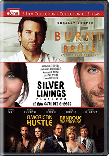 BURNT/SILVER LININGS PLAYBOOK/AMERICAN H - DVD-BRADLEY COOPER-3 FILM COLLECTION