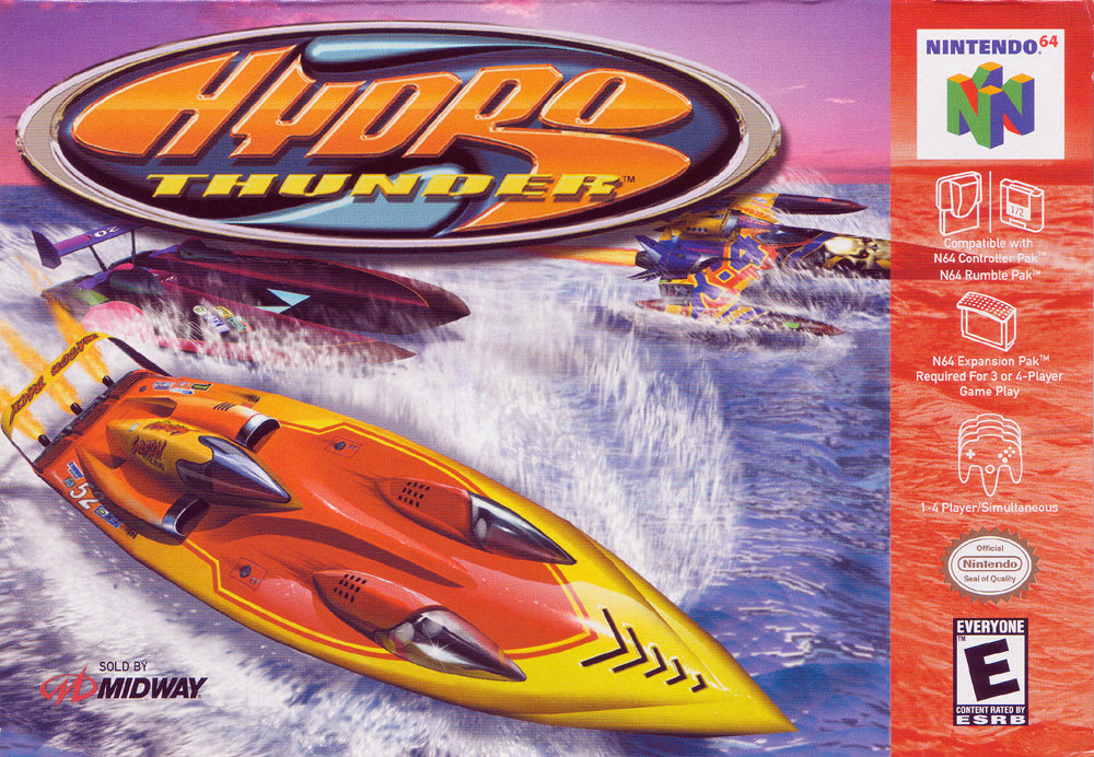HYDRO THUNDER (BLUE CART)  - N64