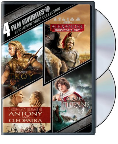 TROY/ALEXANDER/ANTONY & CLEOPATRA/CLASH - DVD-4 FILM FAVOURITES