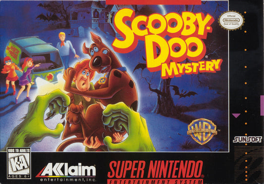 SCOOBY-DOO MYSTERY  - SNES (W/BOX & MANUAL)
