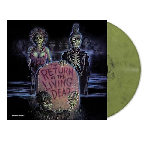 VARIOUS ARTISTS - THE RETURN OF THE LIVING DEAD--ORIGINAL SOUNDTRACK (GREEN W/ BLACK "TOXIC WASTE" VINYL)