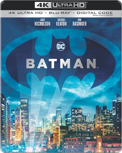 BATMAN (MOVIE) - BLU-4K-1989-MICHAEL KEATON-STEELBOOK