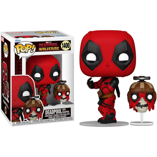 DEADPOOL & WOLVERINE: DEADPOOL WITH HEADPOOL #1400 - FUNKO POP!