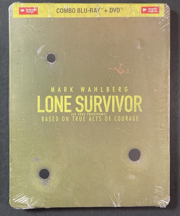 LONE SURVIVOR  - BLU-INC. DVD COPY-STEELBOOK