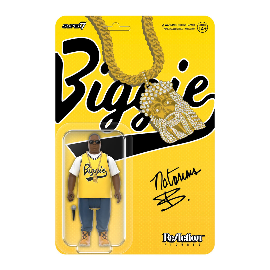 NOTORIOUS B.I.G.: YELLOW JERSEY  - REACTION-3.75"