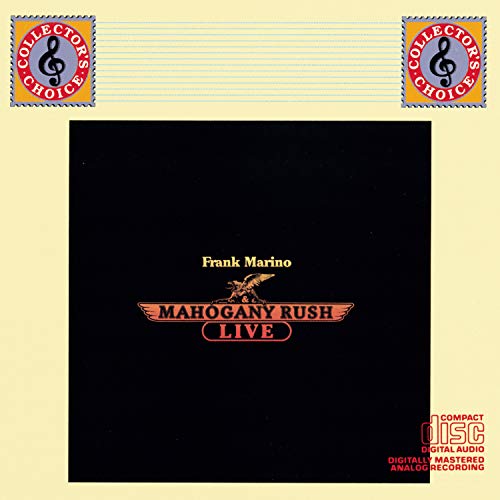 MARINO,FRANK & MAHOGANY RUSH - LIVE (CD)