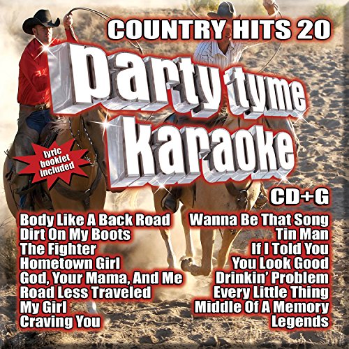 SYBERSOUND KARAOKE - PARTY TYME KARAOKE - COUNTRY HITS 20 (CD)