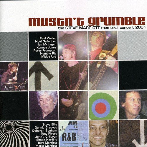 VARIOUS ARTISTS - MUSN'T GRUMBLE: THE STEVE MARRIOTT MEMORIAL CONCERT 2001 (CD)