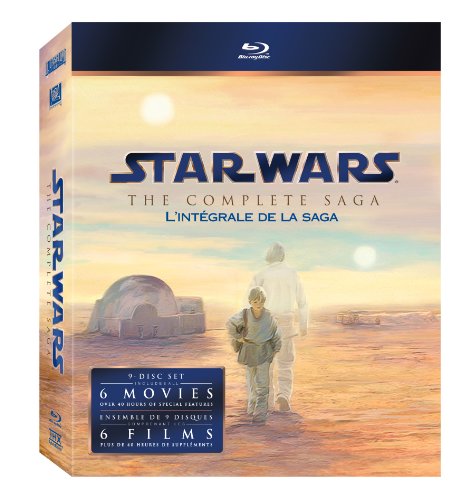 STAR WARS: THE COMPLETE SAGA (EPISODES I-VI) BOX SET - [9-DISC BLU-RAY] (BILINGUAL)